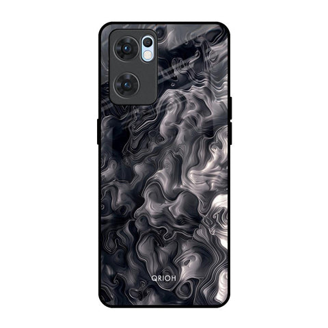 Cryptic Smoke Oppo Reno7 5G Glass Back Cover Online
