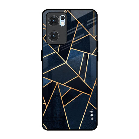 Abstract Tiles Oppo Reno7 5G Glass Back Cover Online