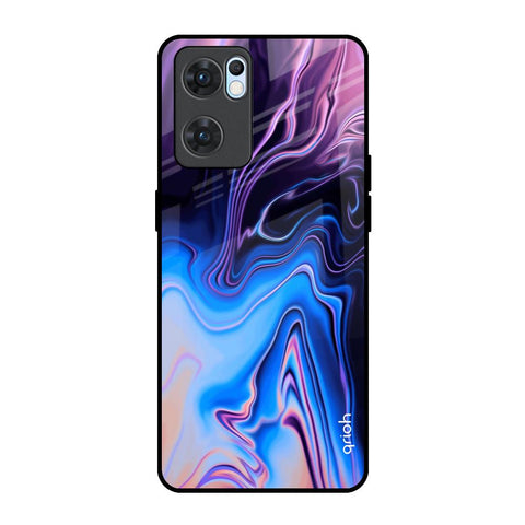 Psychic Texture Oppo Reno7 5G Glass Back Cover Online