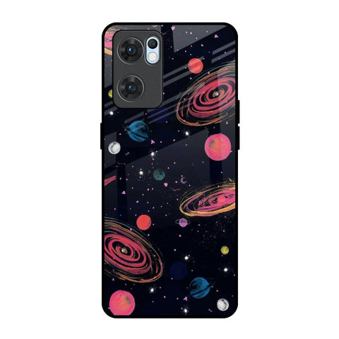 Galaxy In Dream Oppo Reno7 5G Glass Back Cover Online
