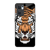 Angry Tiger Oppo Reno7 5G Glass Back Cover Online