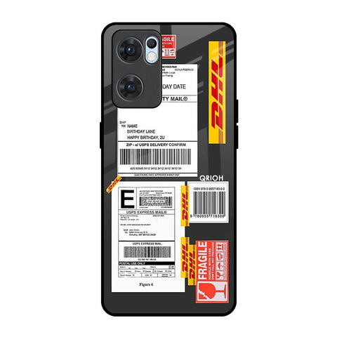 Cool Barcode Label Oppo Reno7 5G Glass Back Cover Online