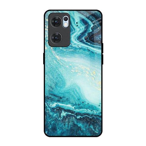 Sea Water Oppo Reno7 5G Glass Back Cover Online