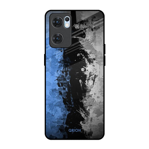 Dark Grunge Oppo Reno7 5G Glass Back Cover Online