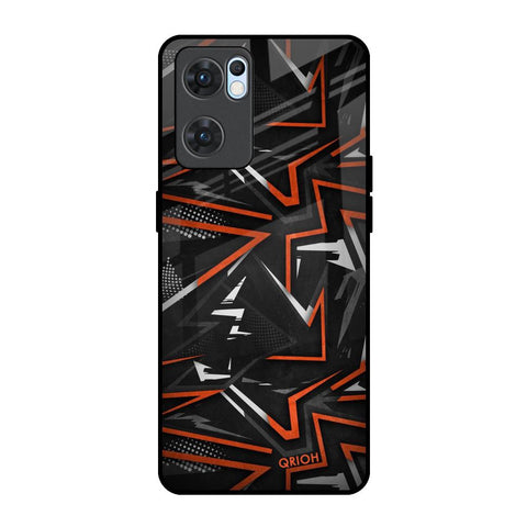 Vector Art Oppo Reno7 5G Glass Back Cover Online