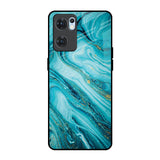 Ocean Marble Oppo Reno7 5G Glass Back Cover Online