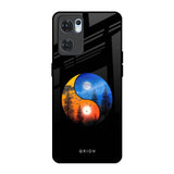 Yin Yang Balance Oppo Reno7 5G Glass Back Cover Online