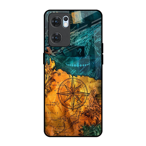 Architecture Map Oppo Reno7 5G Glass Back Cover Online