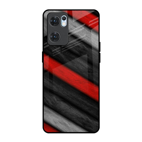 Soft Wooden Texture Oppo Reno7 5G Glass Back Cover Online