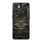 Army Warrior Oppo Reno7 5G Glass Back Cover Online