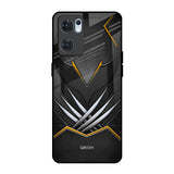 Black Warrior Oppo Reno7 5G Glass Back Cover Online