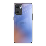 Blue Aura Oppo Reno7 5G Glass Back Cover Online