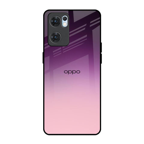 Purple Gradient Oppo Reno7 5G Glass Back Cover Online