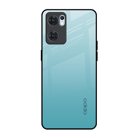 Arctic Blue Oppo Reno7 5G Glass Back Cover Online