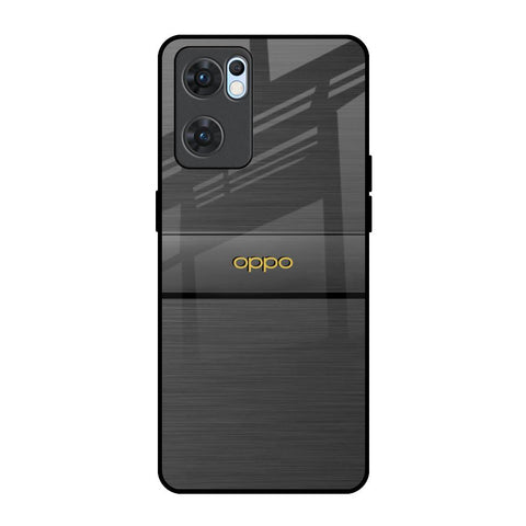 Grey Metallic Glass Oppo Reno7 5G Glass Back Cover Online