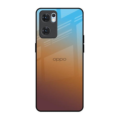 Rich Brown Oppo Reno7 5G Glass Back Cover Online