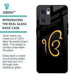 Luxury Fashion Initial Glass Case for Oppo Reno7 5G