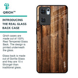 Timber Printed Glass Case for Oppo Reno7 5G