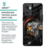 Aggressive Lion Glass Case for Oppo Reno7 5G