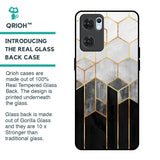 Tricolor Pattern Glass Case for Oppo Reno7 5G