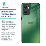 Green Grunge Texture Glass Case for Oppo Reno7 5G