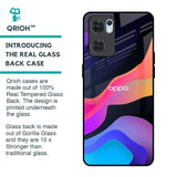Colorful Fluid Glass Case for Oppo Reno7 5G