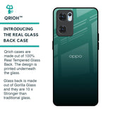 Palm Green Glass Case For Oppo Reno7 5G