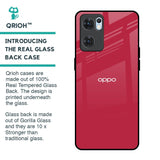 Solo Maroon Glass case for Oppo Reno7 5G