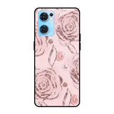 Shimmer Roses Oppo Reno7 5G Glass Cases & Covers Online