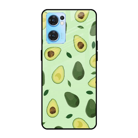 Avocado Green Oppo Reno7 5G Glass Cases & Covers Online