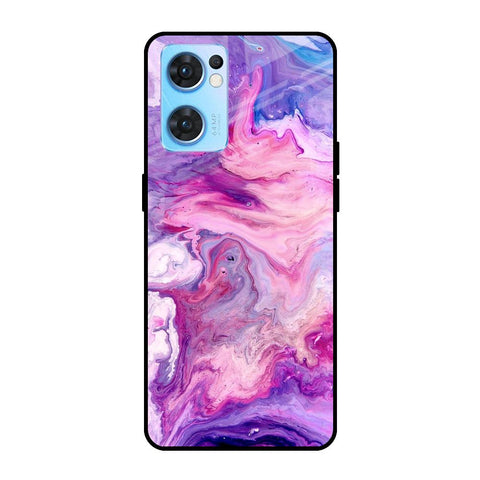 Cosmic Galaxy Oppo Reno7 5G Glass Cases & Covers Online