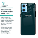 Hunter Green Glass Case For Oppo Reno7 5G
