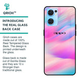 Colorful Waves Glass case for Oppo Reno7 5G