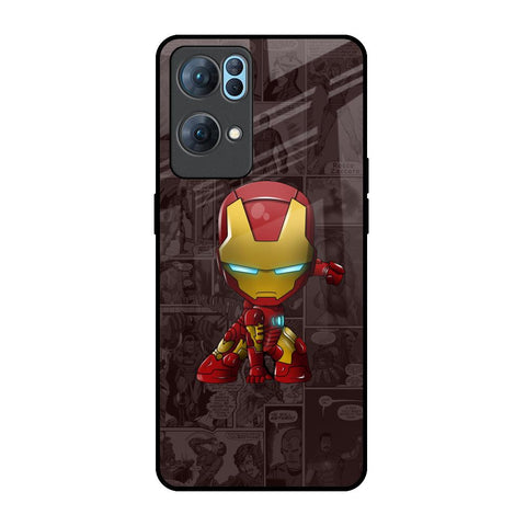 Angry Baby Super Hero Oppo Reno7 Pro 5G Glass Back Cover Online