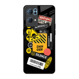 Danger Signs Oppo Reno7 Pro 5G Glass Back Cover Online