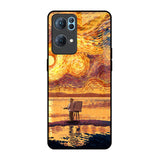 Sunset Vincent Oppo Reno7 Pro 5G Glass Back Cover Online