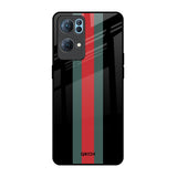 Vertical Stripes Oppo Reno7 Pro 5G Glass Back Cover Online