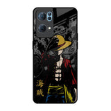 Dark Luffy Oppo Reno7 Pro 5G Glass Back Cover Online