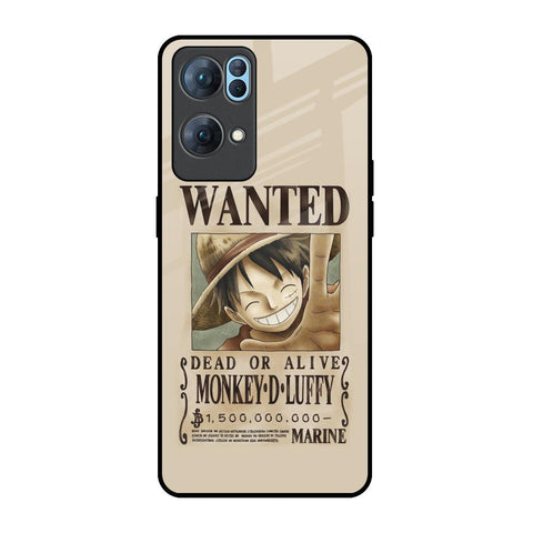 Luffy Wanted Oppo Reno7 Pro 5G Glass Back Cover Online