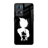 Monochrome Goku Oppo Reno7 Pro 5G Glass Back Cover Online