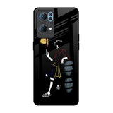 Luffy Line Art Oppo Reno7 Pro 5G Glass Back Cover Online