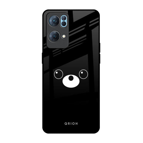 Cute Bear Oppo Reno7 Pro 5G Glass Back Cover Online