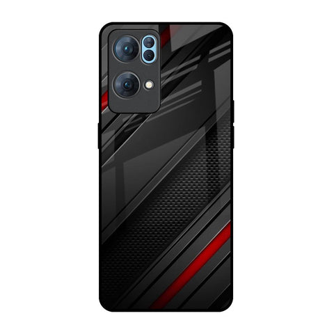 Modern Abstract Oppo Reno7 Pro 5G Glass Back Cover Online