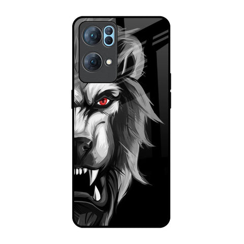 Wild Lion Oppo Reno7 Pro 5G Glass Back Cover Online