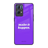 Make it Happen Oppo Reno7 Pro 5G Glass Back Cover Online