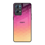 Geometric Pink Diamond Oppo Reno7 Pro 5G Glass Back Cover Online