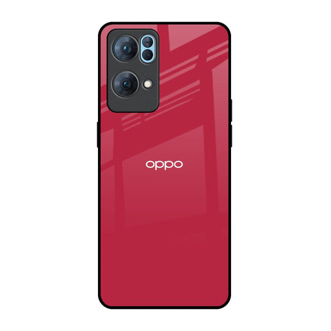 Solo Maroon Oppo Reno7 Pro 5G Glass Back Cover Online