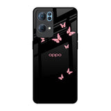 Fly Butterfly Oppo Reno7 Pro 5G Glass Back Cover Online