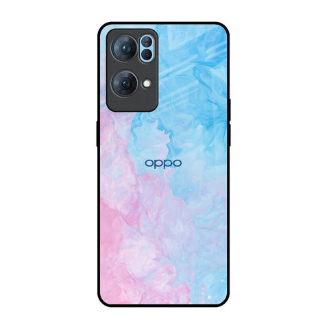 Mixed Watercolor Oppo Reno7 Pro 5G Glass Back Cover Online