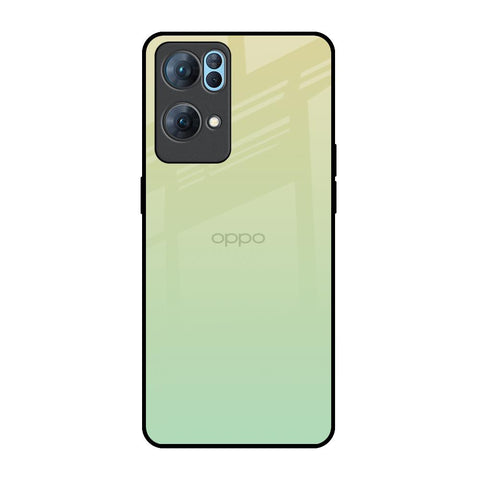 Mint Green Gradient Oppo Reno7 Pro 5G Glass Back Cover Online